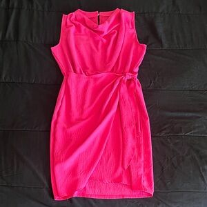 SHEIN Hot Pink Sleeveless Mini Dress